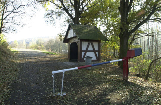 Ansicht der Grenze zwischen Bad Brambach und Plesná