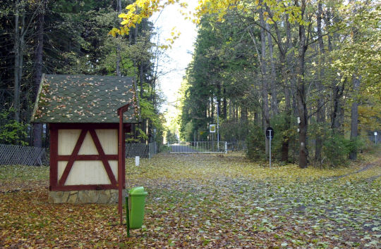 Ansicht der Grenze zwischen Horní Luby und Wernitzgrün