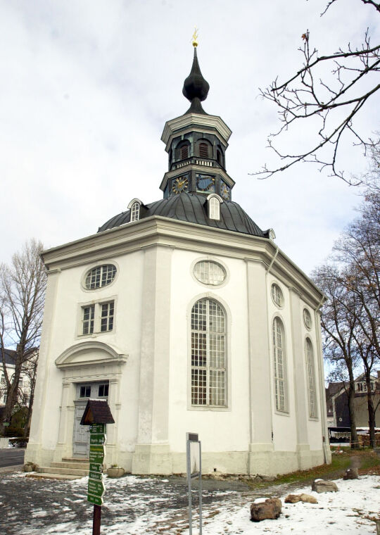 Ansicht der Kirche in Carlsfeld