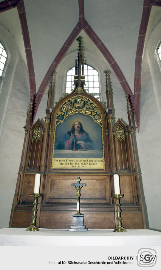 Ansicht der Kirche Sankt Marien in Altmügeln