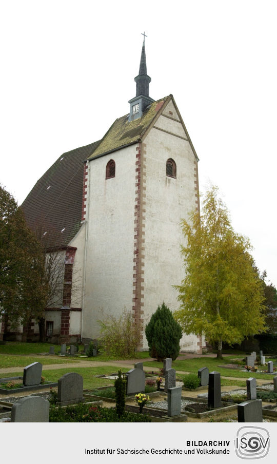 Ansicht der Kirche Sankt Marien in Altmügeln