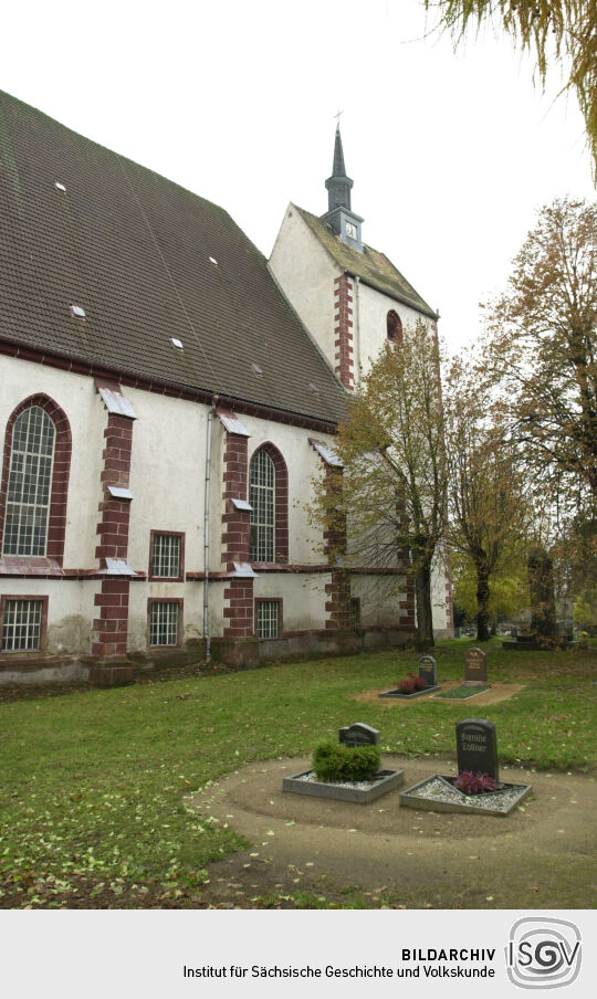 Ansicht der Kirche Sankt Marien in Altmügeln