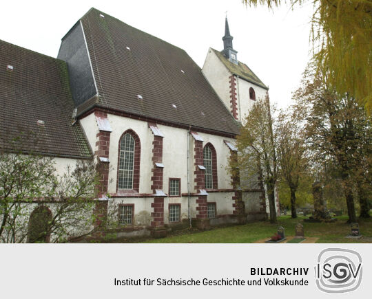 Ansicht der Kirche Sankt Marien in Altmügeln