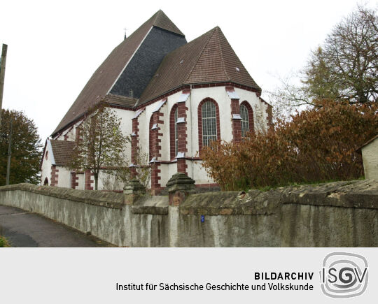 Ansicht der Kirche Sankt Marien in Altmügeln