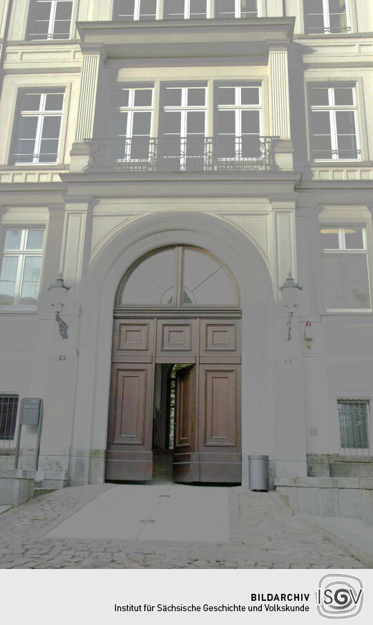 Meißen - Eingang Sächs. Landesgymnasium St. Afra (Freiheit Nr.13)