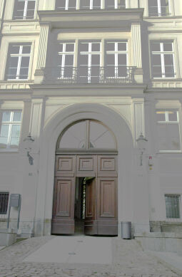Bild: Meißen - Eingang Sächs. Landesgymnasium St. Afra (Freiheit Nr.13)