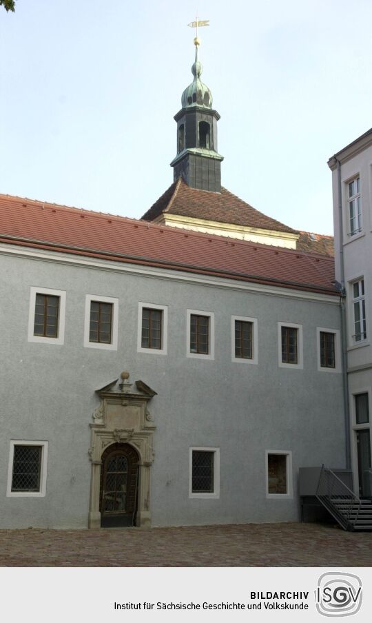 Meißen - Sächs. Landesgymnasiums St. Afra (Freiheit Nr.13), Portal im Hof