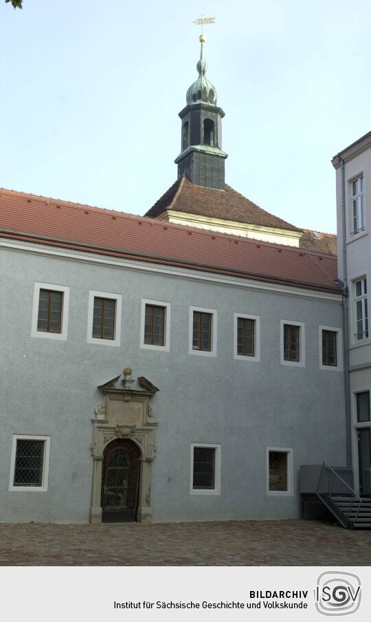 Meißen - Sächs. Landesgymnasiums St. Afra (Freiheit Nr.13), Portal im Hof