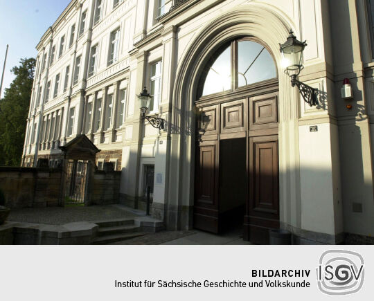 Meißen - Eingang Sächs. Landesgymnasium St. Afra (Freiheit Nr.13)