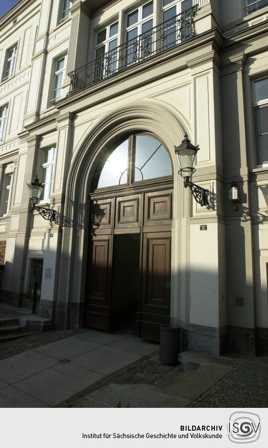 Meißen - Eingang Sächs. Landesgymnasium St. Afra (Freiheit Nr.13)