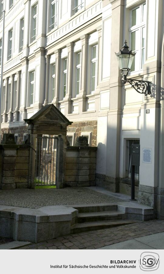 Landesgymnasium St. Afra in Meißen - Gartentüre am Haupteingang
