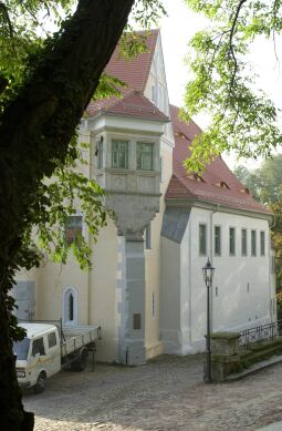 Bild: Meißen - Freiheit Nr. 7 (Pfarrei), Erker von 1535