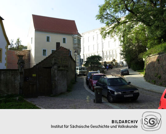 Meißen an Hofeinfahrt von Freiheit Nr.6