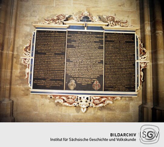 Epitaph im Dom zu Meißen