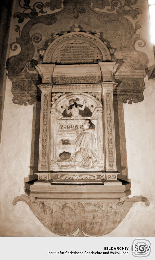 Gedenkstein im Dom zu Meißen