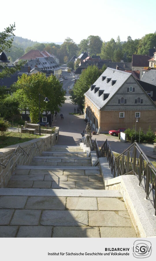 Fiedhof und Kirche in Schirgiswalde