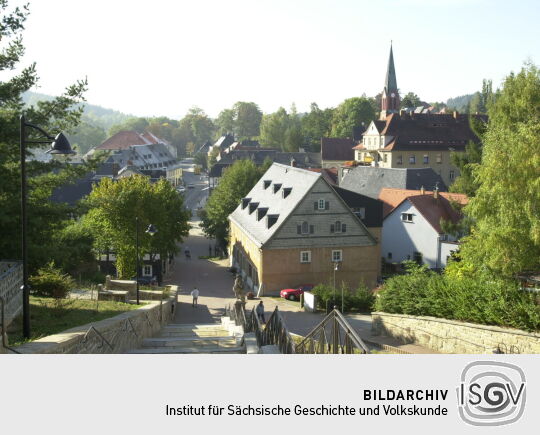 Fiedhof und Kirche in Schirgiswalde
