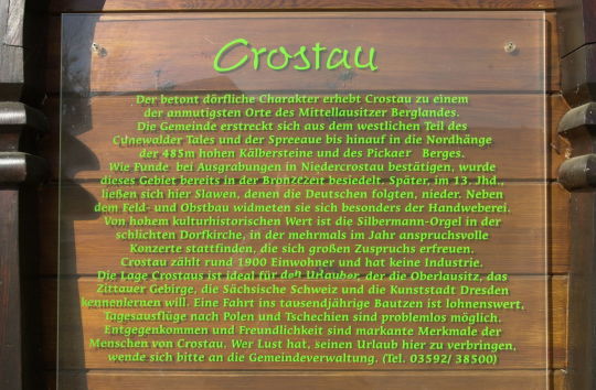 Ortsansicht in Crostau