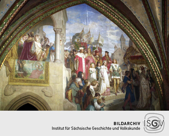 Ansicht der Albrechtsburg in Meißen