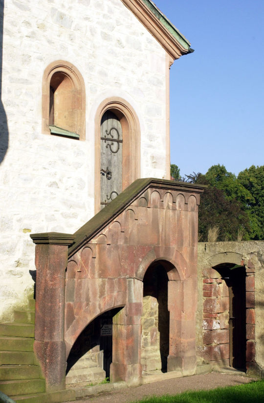 Ansicht des Benediktinerklosters in Wechselburg