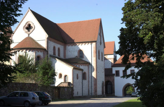 Ansicht des Benediktinerklosters in Wechselburg