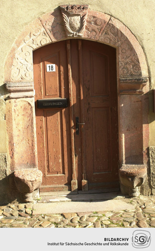 Ansicht des Benediktinerklosters in Wechselburg