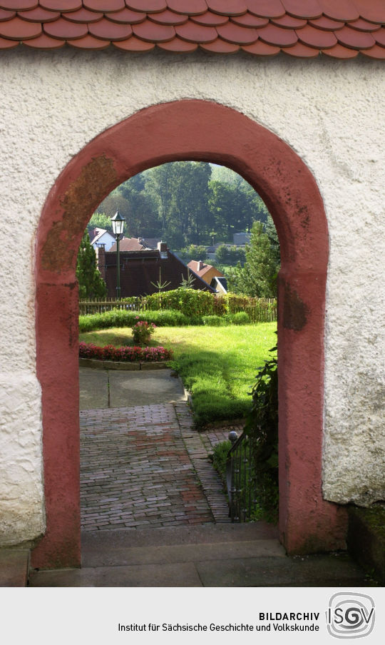 Ansicht des Benediktinerklosters in Wechselburg