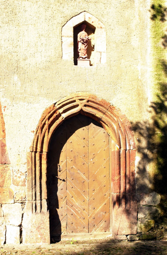 Ansicht des Benediktinerklosters in Wechselburg