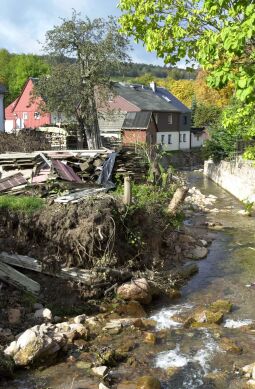 Bild: Ortsansicht in Geising