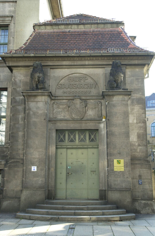 Das Sächsische Hauptstaatsarchiv in Dresden