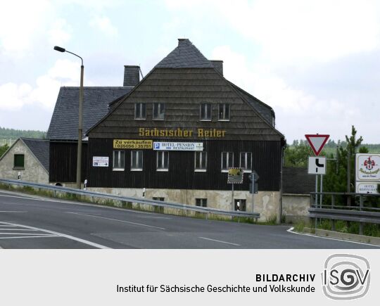 Ortsansicht in Zinnwald-Georgenfeld