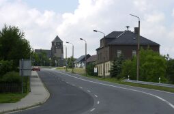 Bild: Ortsansicht in Zinnwald-Georgenfeld