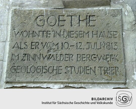 Ortsansicht in Zinnwald-Georgenfeld