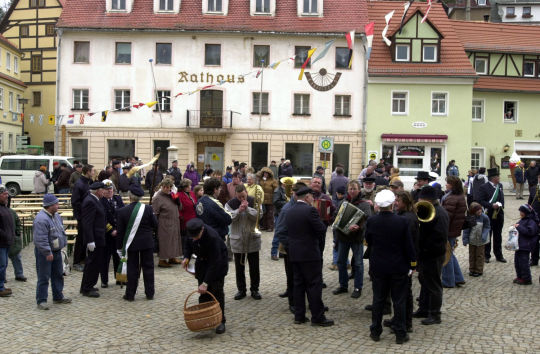 Schifferfastnacht in Stadt Wehlen