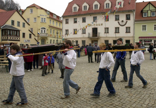 Schifferfastnacht in Stadt Wehlen