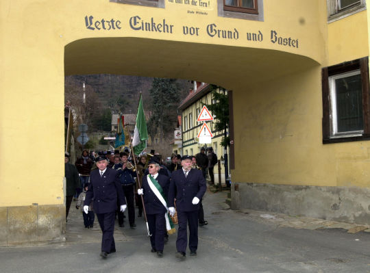 Schifferfastnacht in Stadt Wehlen