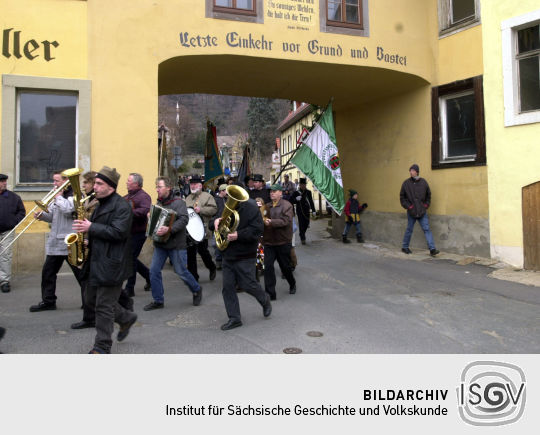 Schifferfastnacht in Stadt Wehlen