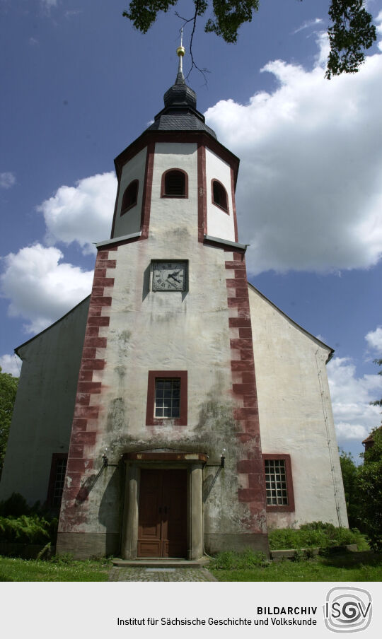 Ansicht der Kirche in Wachau
