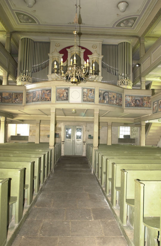 Ansicht der Kirche in Wachau