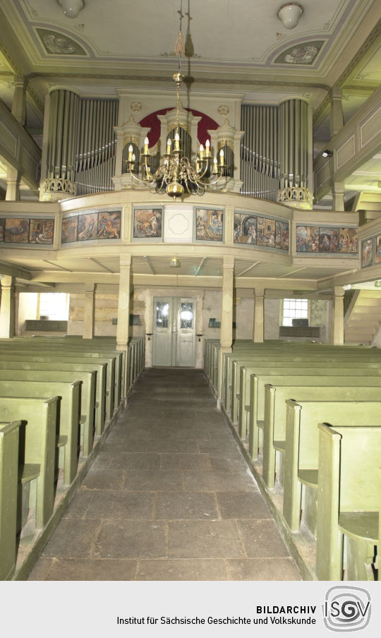 Ansicht der Kirche in Wachau