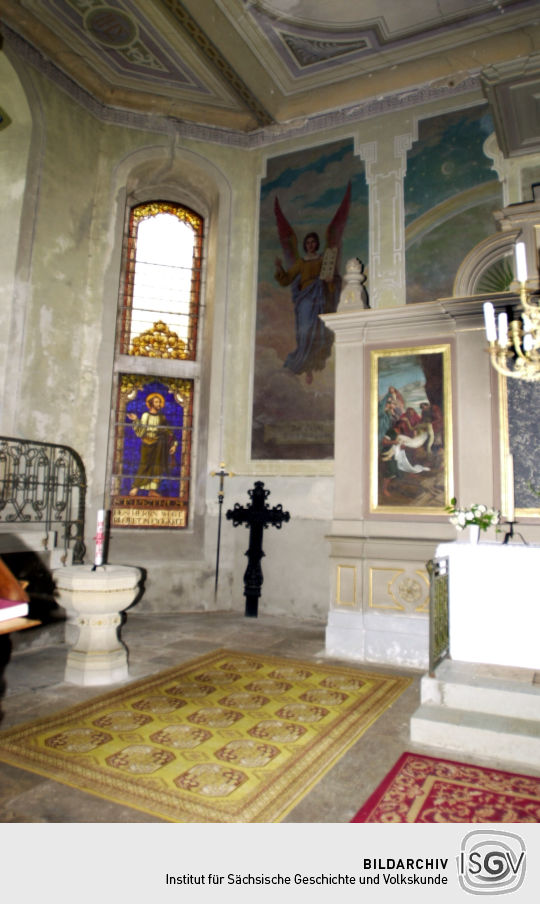 Ansicht der Kirche in Wachau