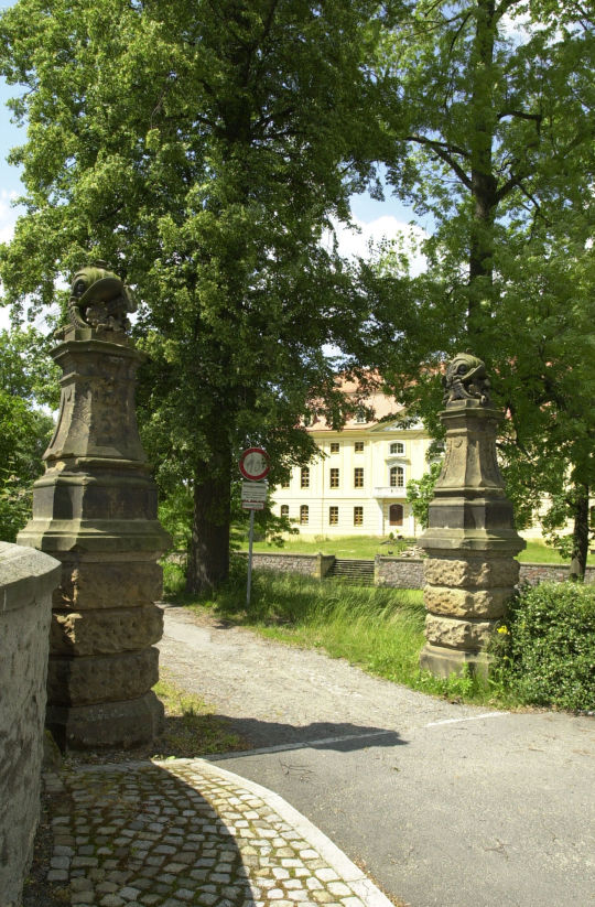 Ansicht des Schlosses in Wachau