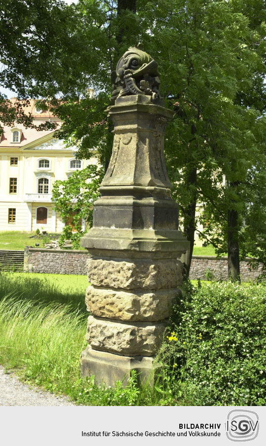 Ansicht des Schlosses in Wachau