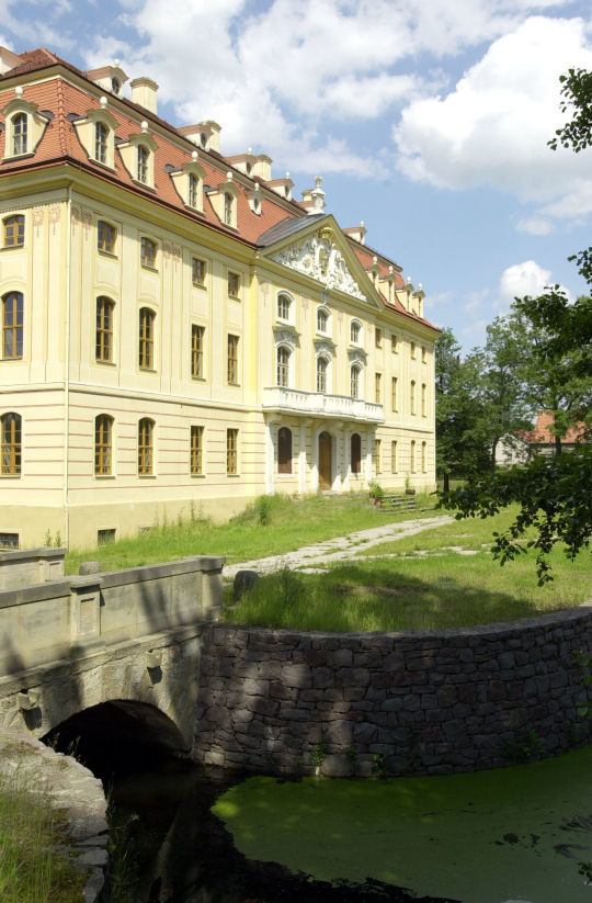 Ansicht des Schlosses in Wachau