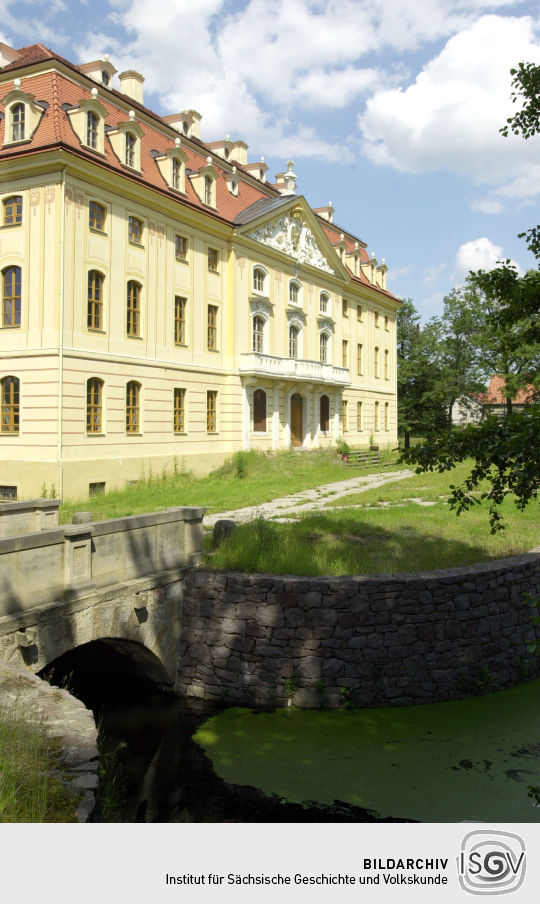 Ansicht des Schlosses in Wachau