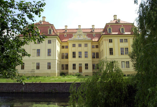 Ansicht des Schlosses in Wachau