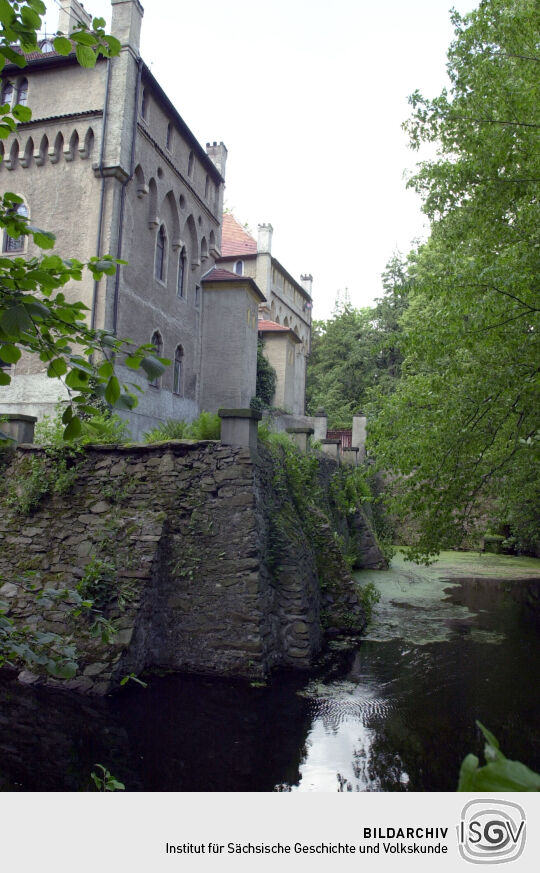 Ansicht von Schloss Seifersdorf
