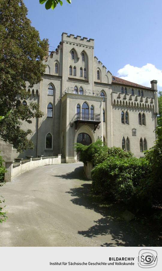 Ansicht von Schloss Seifersdorf