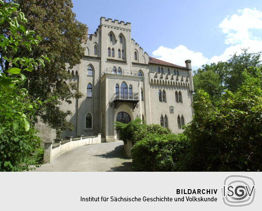 Ansicht von Schloss Seifersdorf