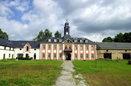 Ansicht von Schloss und Rittergut Großharthau